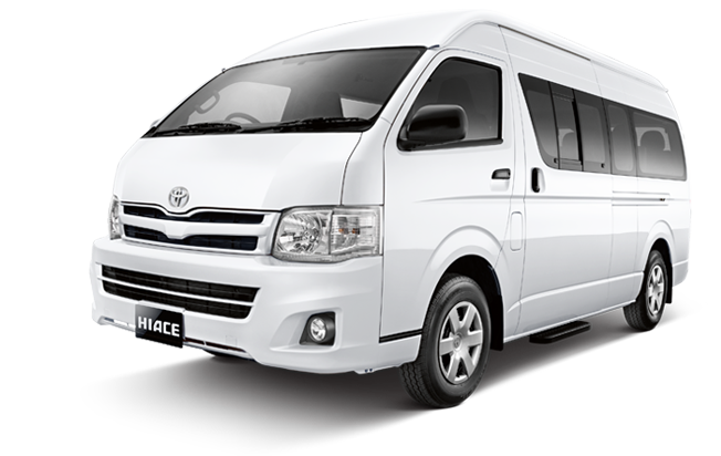 Toyota Hiace Van 15 seaters rental Samoa